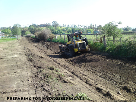 an image of the Laser Grader in action